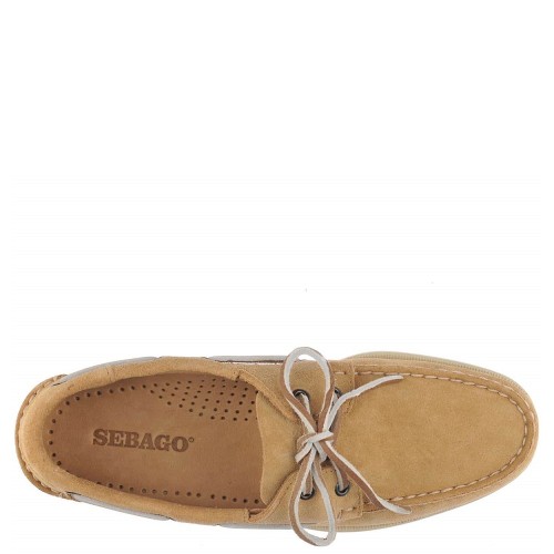 Sebago Portland Flesh Out L7111PTW-W6F Ανδρικά Boat-shoes/Ιστιοπλοϊκά Μπεζ Suede