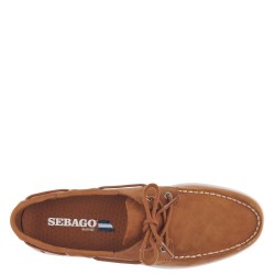 Ανδρικά Boat-shoes/Ιστιοπλοϊκά Καφέ/Κονιάκ Δέρμα Nubuck Oakfield L771284W-907 Sebago