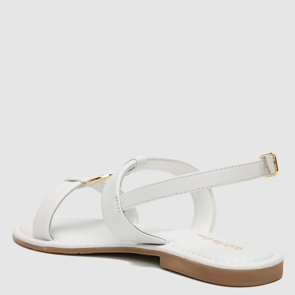U.S. POLO ASSN.</br>Γυναικεία Πέδιλα Λευκό Δέρμα LINDA005 U.s. Polo Assn U.S. POLO ASSN.</br>Γυναικεία Πέδιλα Λευκό Δέρμα LINDA005 U.s. Polo Assn