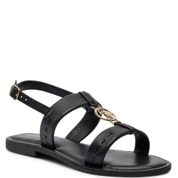 Γυναικεία Πέδιλα Μαύρο Δέρμα LINDA005 U.s. Polo Assn
