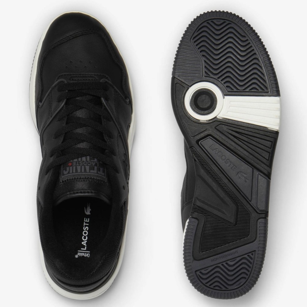 LACOSTE</br>Ανδρικά Sneakers Μαύρο Δέρμα LINESHOT 746SMA0074237 Lacoste LACOSTE</br>Ανδρικά Sneakers Μαύρο Δέρμα LINESHOT 746SMA0074237 Lacoste