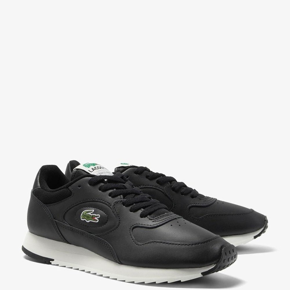 LACOSTE</br>Lacoste LINETRACK 746SMA0012454 Ανδρικά Sneakers Μαύρο/Λευκό Δέρμα LACOSTE</br>Lacoste LINETRACK 746SMA0012454 Ανδρικά Sneakers Μαύρο/Λευκό Δέρμα