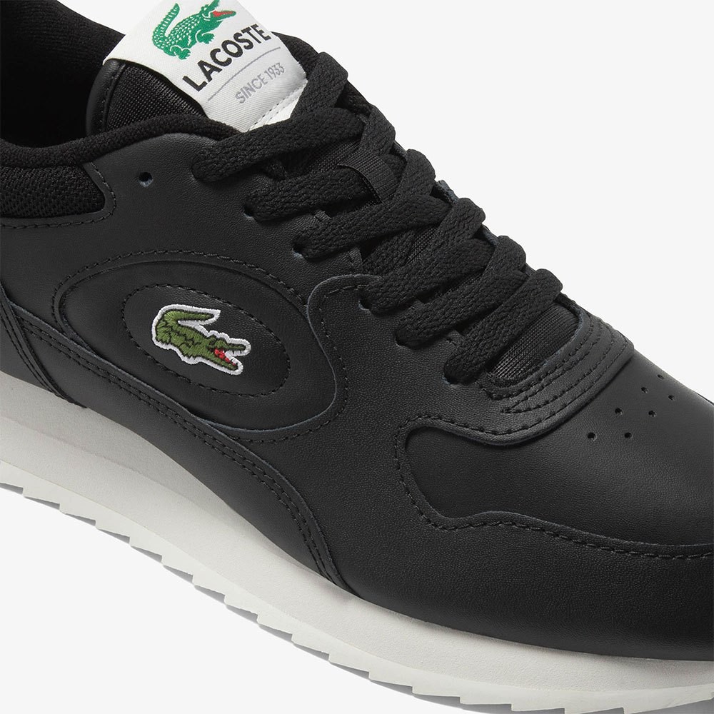 LACOSTE</br>Lacoste LINETRACK 746SMA0012454 Ανδρικά Sneakers Μαύρο/Λευκό Δέρμα LACOSTE</br>Lacoste LINETRACK 746SMA0012454 Ανδρικά Sneakers Μαύρο/Λευκό Δέρμα