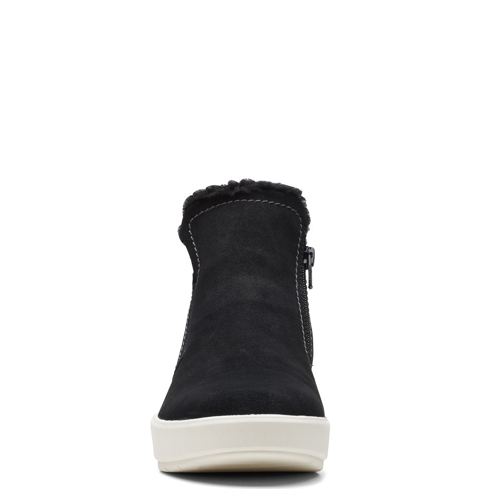 CLARKS</br>Γυναικεία Μποτάκια Μαύρο Suede LAYTON STAR Clarks CLARKS</br>Γυναικεία Μποτάκια Μαύρο Suede LAYTON STAR Clarks