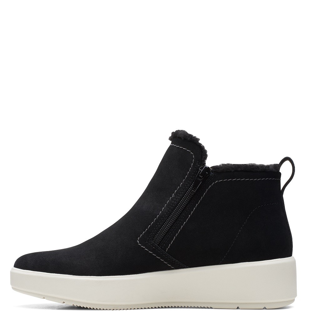 CLARKS</br>Γυναικεία Μποτάκια Μαύρο Suede LAYTON STAR Clarks CLARKS</br>Γυναικεία Μποτάκια Μαύρο Suede LAYTON STAR Clarks
