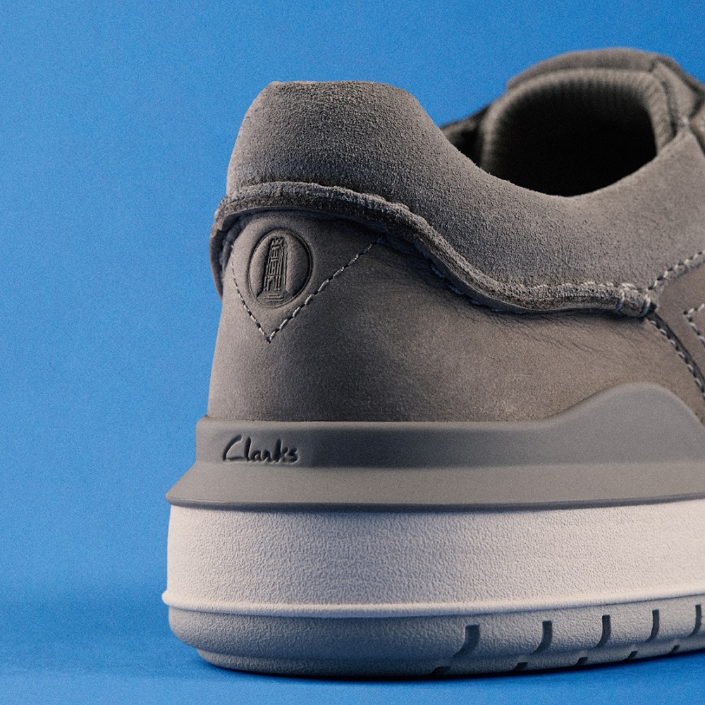 CLARKS</br>Ανδρικά Sneakers Γκρι Nubuck Δέρμα COURT LITE2 RUN Clarks CLARKS</br>Ανδρικά Sneakers Γκρι Nubuck Δέρμα COURT LITE2 RUN Clarks