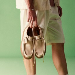 Ανδρικά Δετά Παπούτσια Εκρού Suede TORHILL LO Clarks