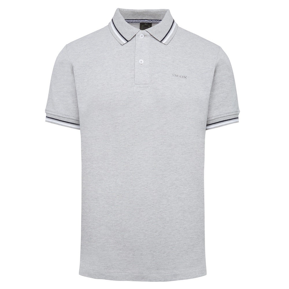 GEOX</br>Ανδρικό Polo T-shirt Γκρι Pique Regular M1210A T2820 F1019 Geox GEOX</br>Ανδρικό Polo T-shirt Γκρι Pique Regular M1210A T2820 F1019 Geox
