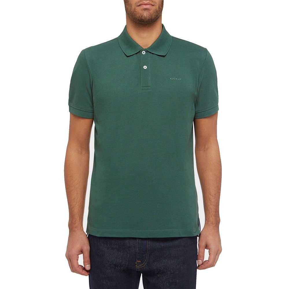 GEOX</br>Ανδρικό Polo T-shirt Πράσινο Pique Regular M2510B T2649 F3223 Geox GEOX</br>Ανδρικό Polo T-shirt Πράσινο Pique Regular M2510B T2649 F3223 Geox