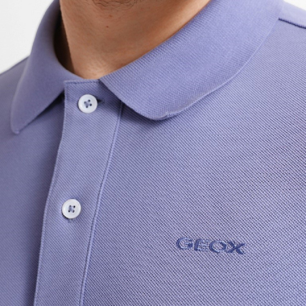 GEOX</br>Ανδρικό Polo T-shirt Γαλάζιο Pique Regular M2510B T2649 F4554 Geox GEOX</br>Ανδρικό Polo T-shirt Γαλάζιο Pique Regular M2510B T2649 F4554 Geox