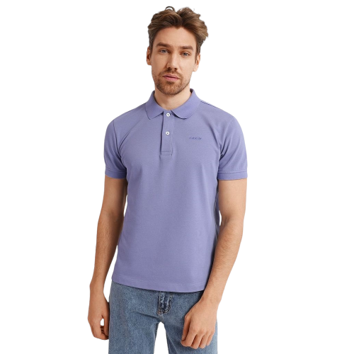 Ανδρικό Polo T-shirt Γαλάζιο Pique Regular M2510B T2649 F4554 Geox