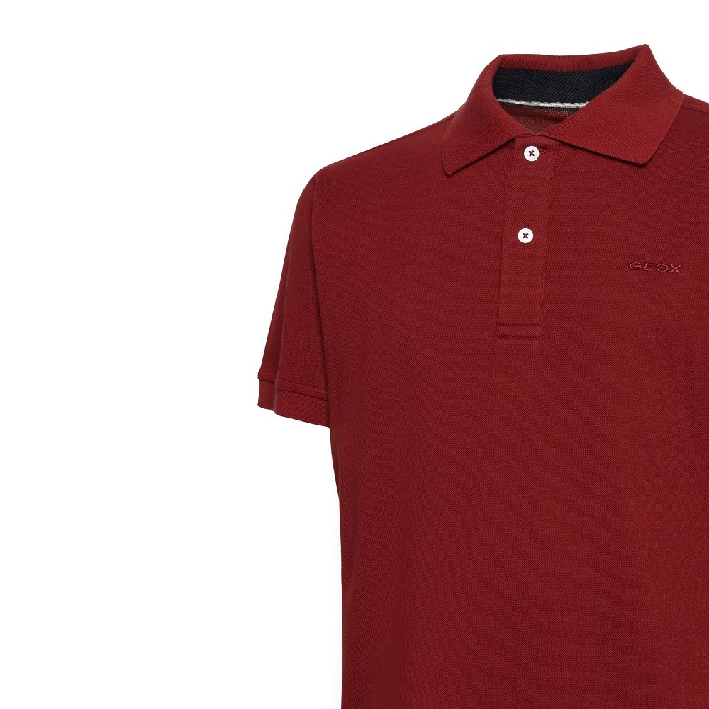 GEOX</br>Ανδρικό Polo T-shirt Μπορντώ Pique Regular M2510B T2649 F7217 Geox GEOX</br>Ανδρικό Polo T-shirt Μπορντώ Pique Regular M2510B T2649 F7217 Geox