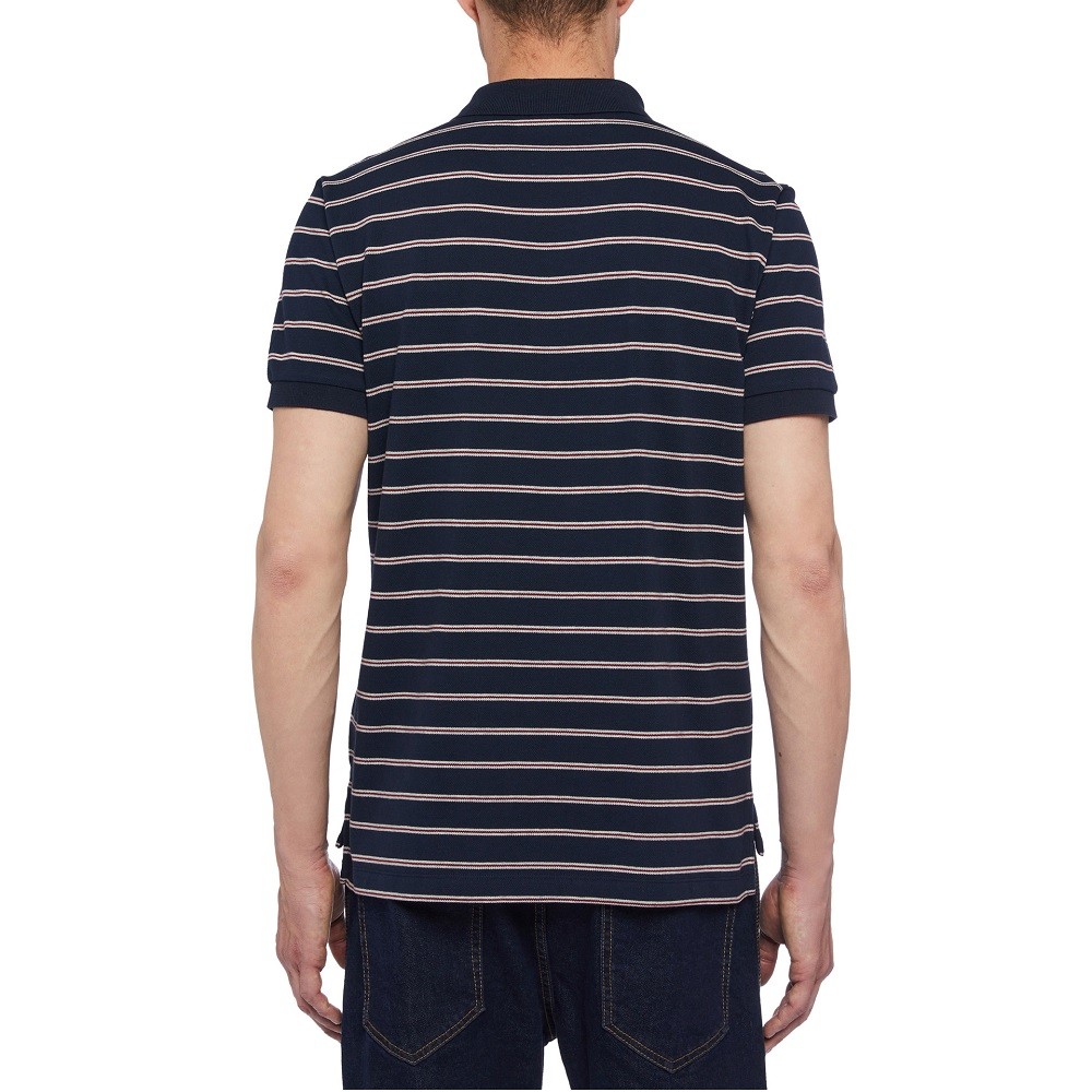 GEOX</br>Ανδρικό Polo T-shirt Μπλε Ριγέ Pique Regular M2510D T2929 F4562 Geox GEOX</br>Ανδρικό Polo T-shirt Μπλε Ριγέ Pique Regular M2510D T2929 F4562 Geox
