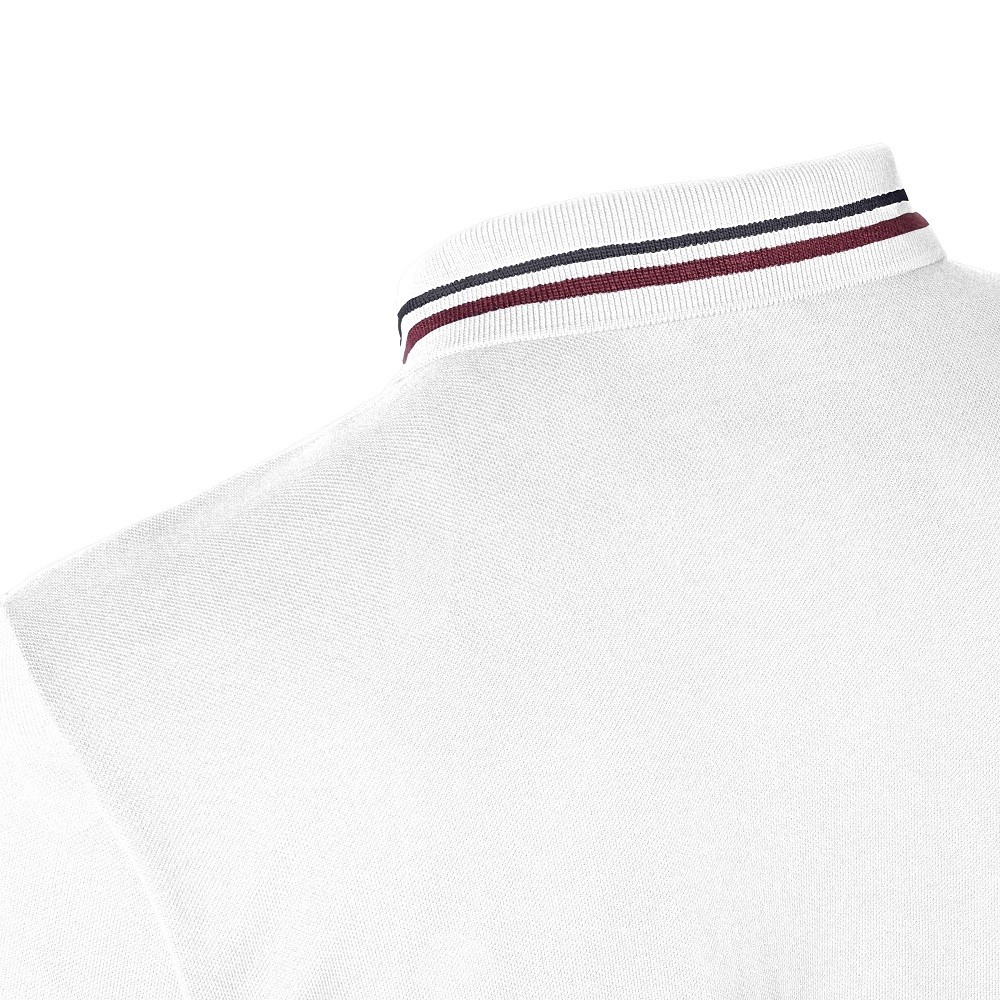 GEOX</br>Ανδρικό Polo T-shirt Λευκό Pique Regular M3510A T2649 F1492 Geox GEOX</br>Ανδρικό Polo T-shirt Λευκό Pique Regular M3510A T2649 F1492 Geox
