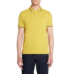 Ανδρικό Polo T-shirt Κίτρινο Pique Regular M3510A T2649 F2137 Geox