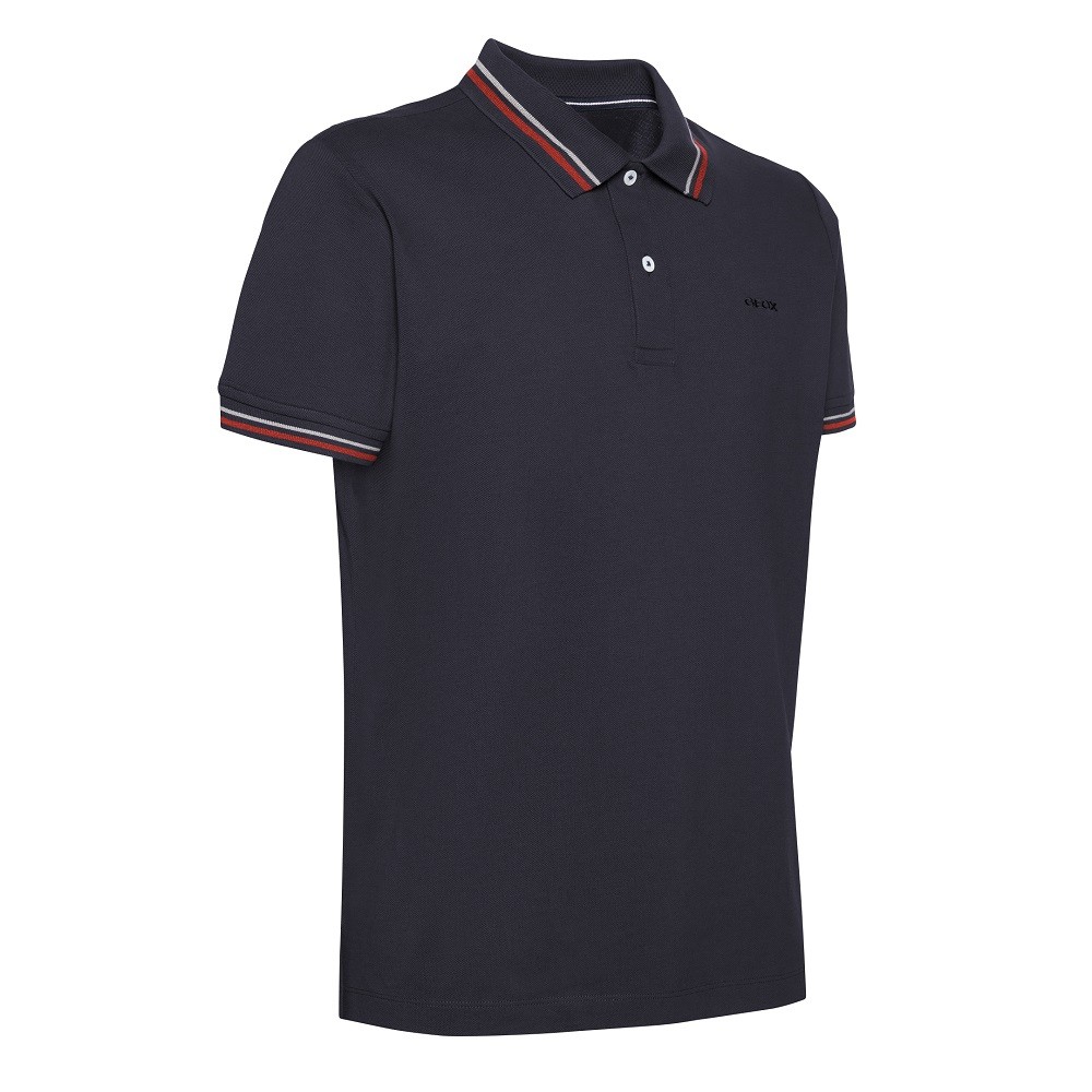 GEOX</br>Ανδρικό Polo T-shirt Μπλε Pique Regular M3510A T2649 F4386 Geox GEOX</br>Ανδρικό Polo T-shirt Μπλε Pique Regular M3510A T2649 F4386 Geox