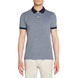 Ανδρικό Polo T-shirt Μπλε Pique Regular M3510J T3003 F1714 Geox