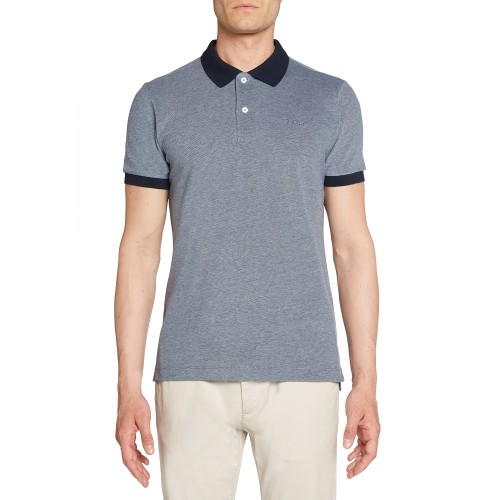 Ανδρικό Polo T-shirt Μπλε Pique Regular M3510J T3003 F1714 Geox Ανδρικό Polo T-shirt Μπλε Pique Regular M3510J T3003 F1714 Geox