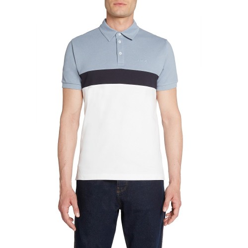 Ανδρικό Polo T-shirt Λευκό/Γκρι Pique Regular M3510K T2649 F1695 Geox Ανδρικό Polo T-shirt Λευκό/Γκρι Pique Regular M3510K T2649 F1695 Geox