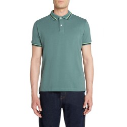 Ανδρικό Polo T-shirt Πράσινο Pique Regular M3511A T2649 F3256 Geox