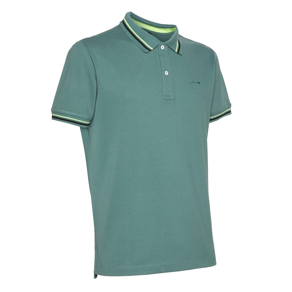 GEOX</br>Ανδρικό Polo T-shirt Πράσινο Pique Regular M3511A T2649 F3256 Geox GEOX</br>Ανδρικό Polo T-shirt Πράσινο Pique Regular M3511A T2649 F3256 Geox