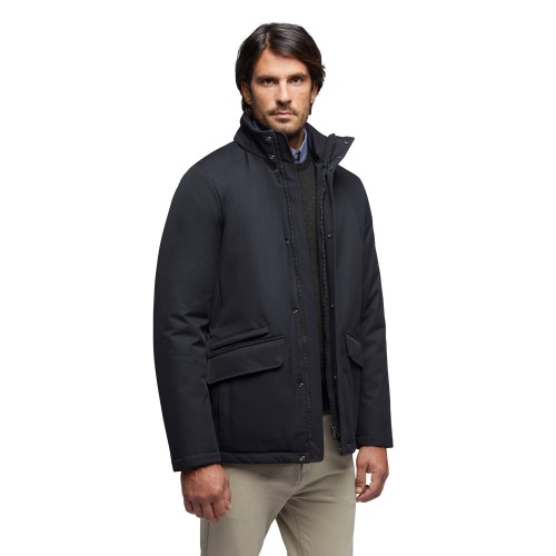 Ανδρικό Μπουφάν Αδιάβροχο Μπλε M3620H T2951 F1624 VINCIT MID Geox