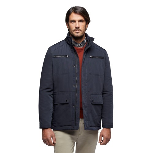 Ανδρικό Μπουφάν Αδιάβροχο Μπλε M3620R T2979 F1624 RENNY FIELD Geox