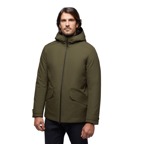 Ανδρικό Μπουφάν Παρκά Αδιάβροχο Χακί M3621C T3026 F3415 CLINTFORD Geox