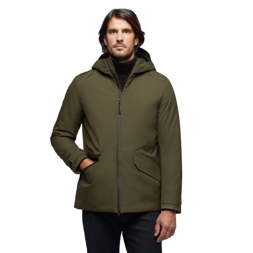 Ανδρικό Μπουφάν Παρκά Αδιάβροχο Χακί M3621C T3026 F3415 CLINTFORD Geox