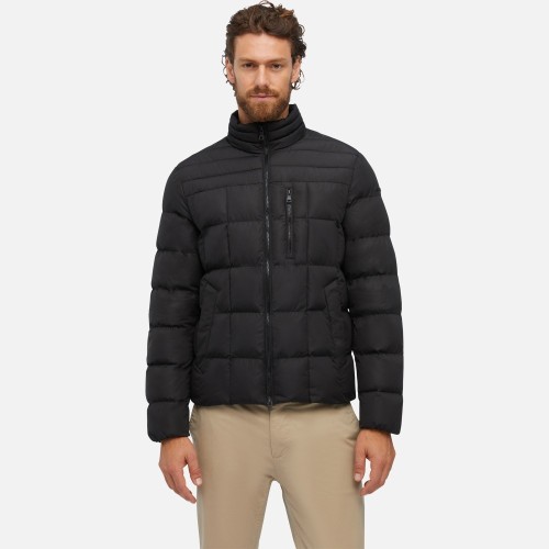 Ανδρικό Μπουφάν Αδιάβροχο Μαύρο M3628D T2965 F0284 MAGNETE SHORT Geox