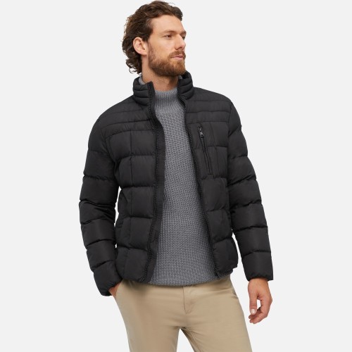 Ανδρικό Μπουφάν Αδιάβροχο Μαύρο M3628D T2965 F0284 MAGNETE SHORT Geox