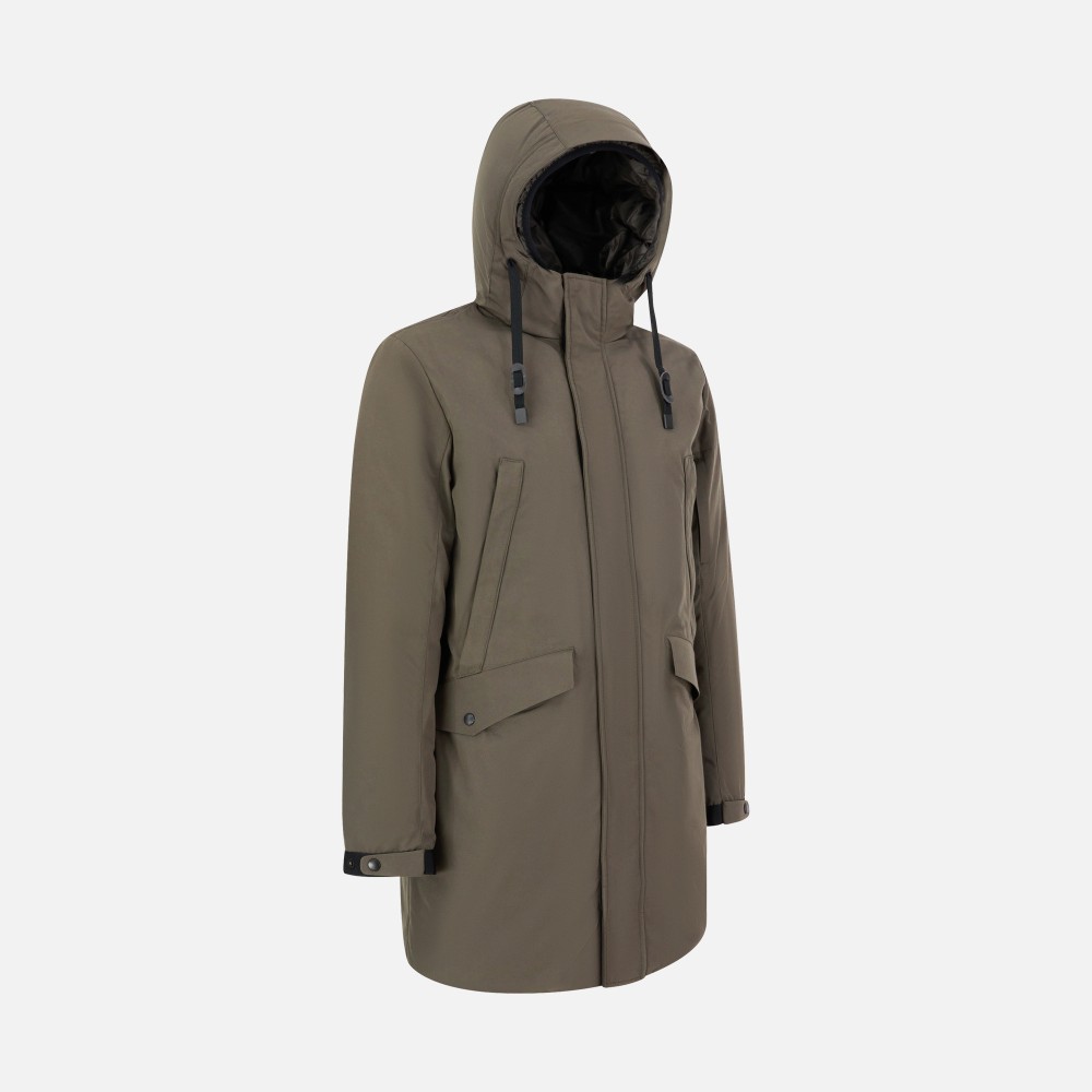 GEOX</br>Ανδρικό Μπουφάν Παρκά Αδιάβροχο Χακί M3628N T3031 F3462 VELLETRI Geox GEOX</br>Ανδρικό Μπουφάν Παρκά Αδιάβροχο Χακί M3628N T3031 F3462 VELLETRI Geox