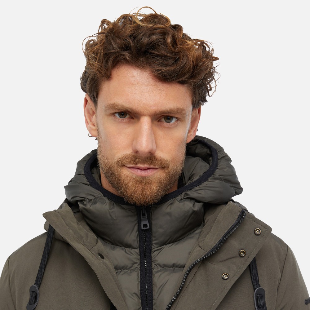 GEOX</br>Ανδρικό Μπουφάν Παρκά Αδιάβροχο Χακί M3628N T3031 F3462 VELLETRI Geox GEOX</br>Ανδρικό Μπουφάν Παρκά Αδιάβροχο Χακί M3628N T3031 F3462 VELLETRI Geox