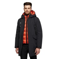 Ανδρικό Μπουφάν Παρκά Αδιάβροχο Μαύρο M3628N T3031 F9000 VELLETRI Geox