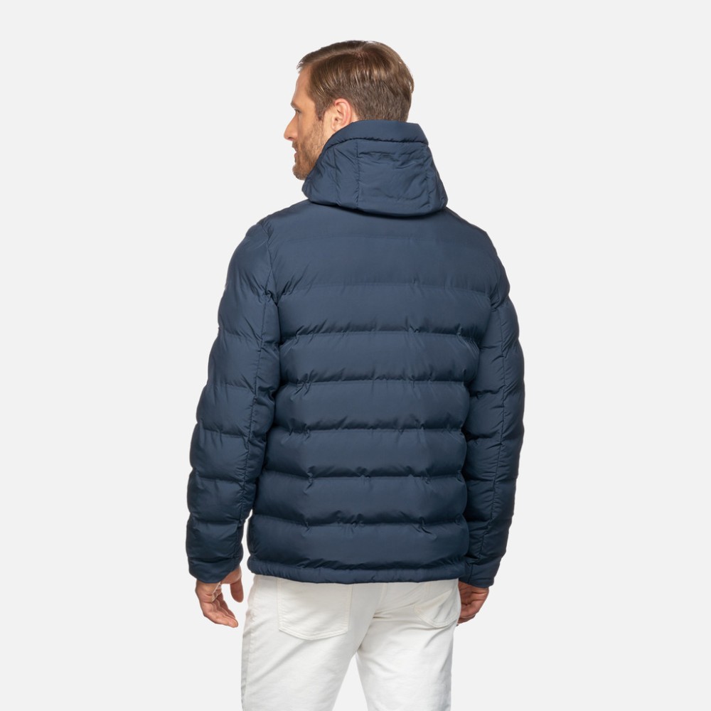 GEOX</br>Ανδρικό Μπουφάν Αδιάβροχο Μπλε SPHERICA RIETI MID JACKET M4629C T3128 F1624 Geox GEOX</br>Ανδρικό Μπουφάν Αδιάβροχο Μπλε SPHERICA RIETI MID JACKET M4629C T3128 F1624 Geox