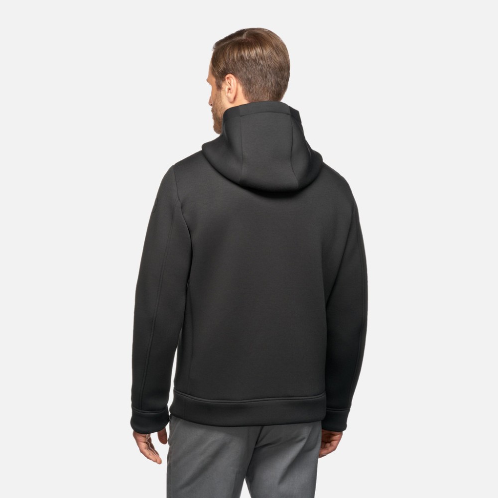 GEOX</br>Ανδρική Ζακέτα Μαύρο SWEATER HOODY+ZIP M4675A T3175 F9000 Geox GEOX</br>Ανδρική Ζακέτα Μαύρο SWEATER HOODY+ZIP M4675A T3175 F9000 Geox