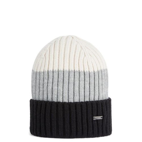 Geox YVAN BEANIE M5660C T3312 F5274 Ανδρικός Σκούφος Μαύρο/Γκρι