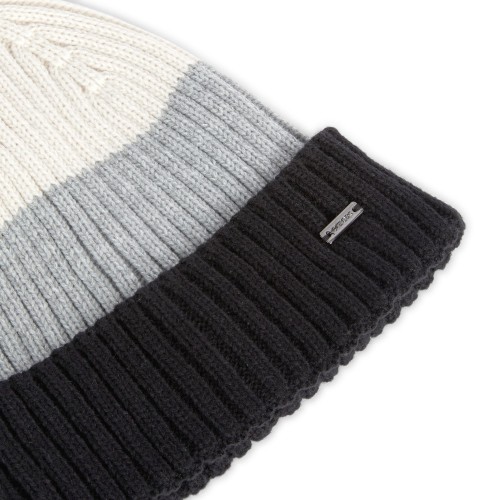 Geox YVAN BEANIE M5660C T3312 F5274 Ανδρικός Σκούφος Μαύρο/Γκρι