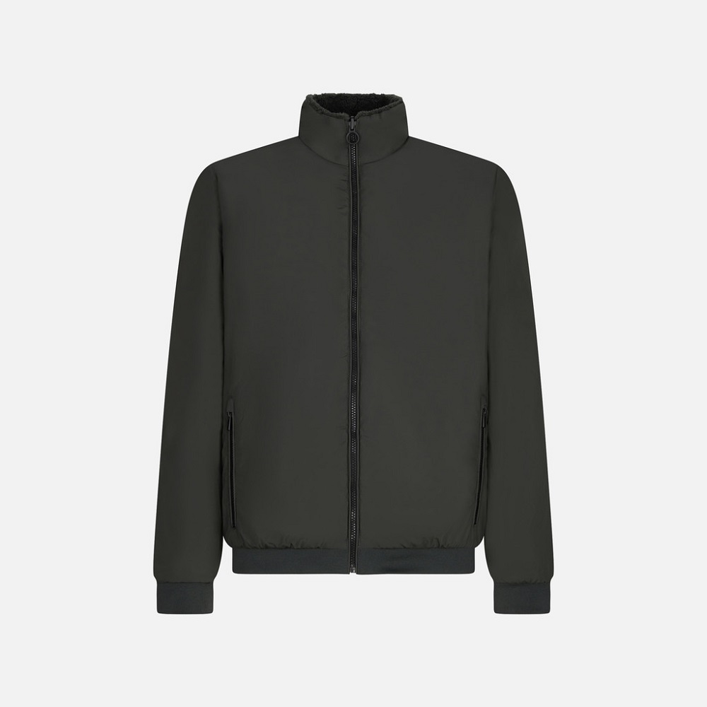 GEOX</br>Geox SWEATER Reversible Double Face M5675E TC213 F1653 Ανδρικό Μπουφάν Διπλής Όψεως Χακί GEOX</br>Geox SWEATER Reversible Double Face M5675E TC213 F1653 Ανδρικό Μπουφάν Διπλής Όψεως Χακί