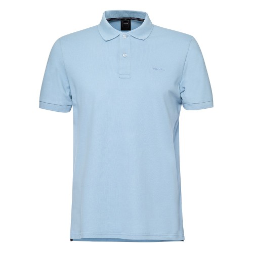 Geox M6511B T3360 F4604 Ανδρικό Polo T-shirt Σιέλ