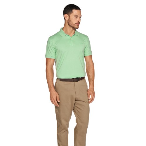 Geox M6511B T3360 F4643 Ανδρικό Polo T-shirt Βεραμάν