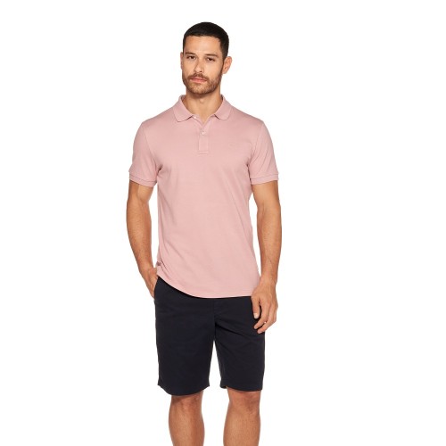 Geox M6511B T3360 F8336 Ανδρικό Polo T-shirt Ροζ