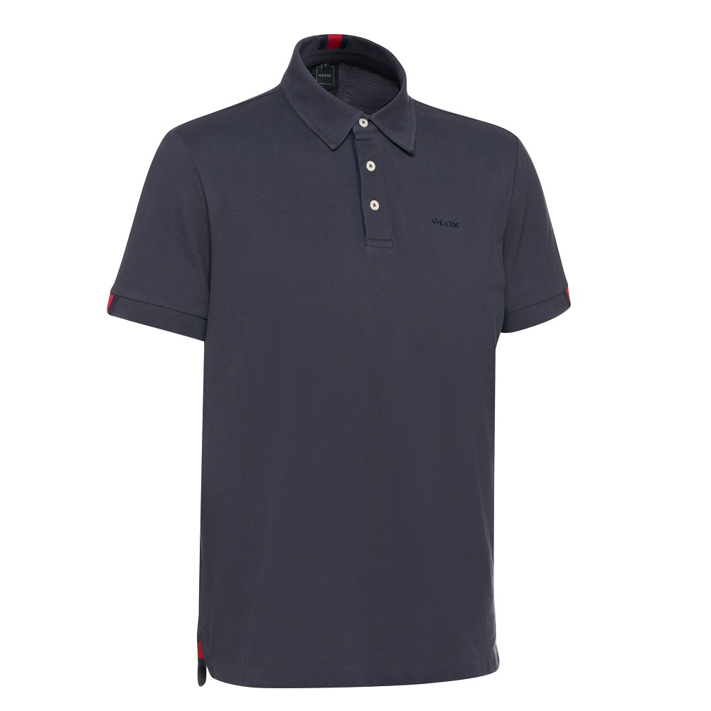 GEOX</br>Geox M6511L T3235 F1624 Ανδρικό Polo T-shirt Μπλε
