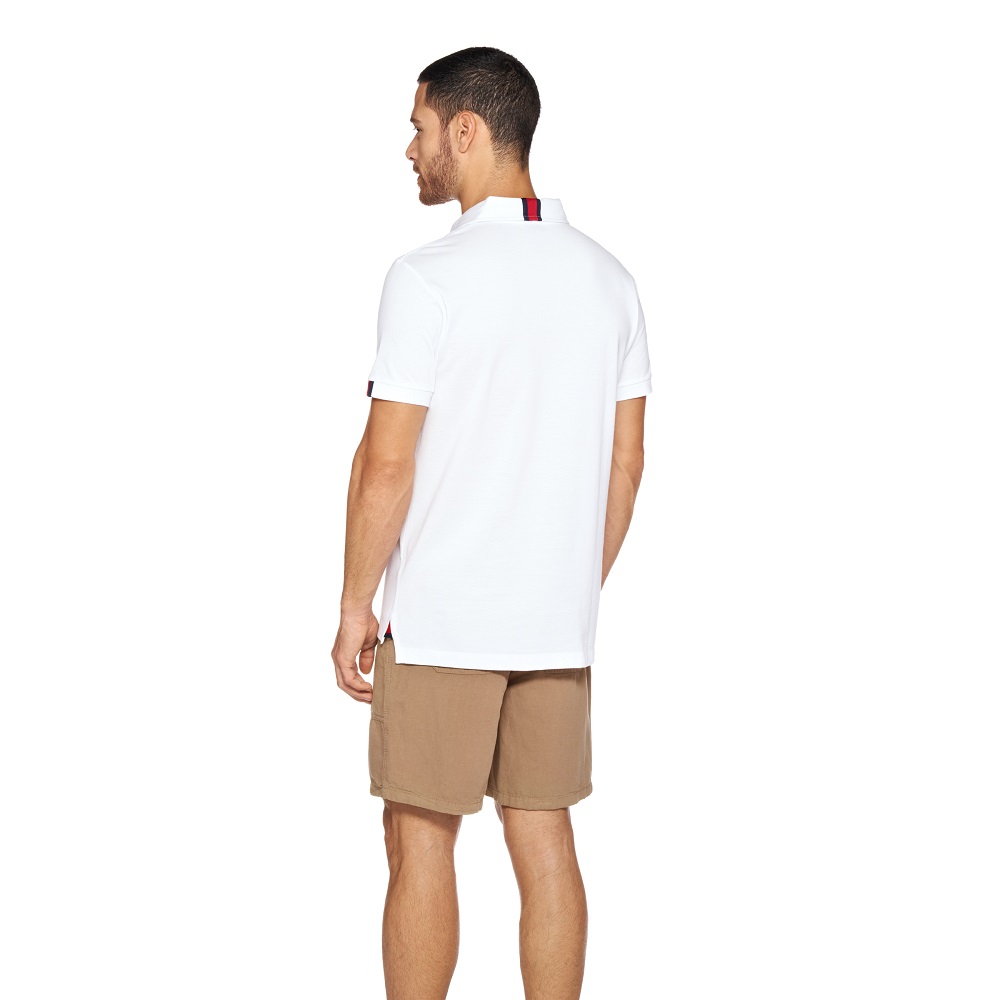 GEOX</br>Geox M6511L T3235 F2128 Ανδρικό Polo T-shirt Λευκό GEOX</br>Geox M6511L T3235 F2128 Ανδρικό Polo T-shirt Λευκό