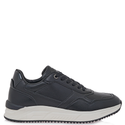 RENATO GARINI</br>Renato Garini MALVIN-001 Ανδρικά Sneakers Μαύρο/Μαύρο Βερνί/Off White