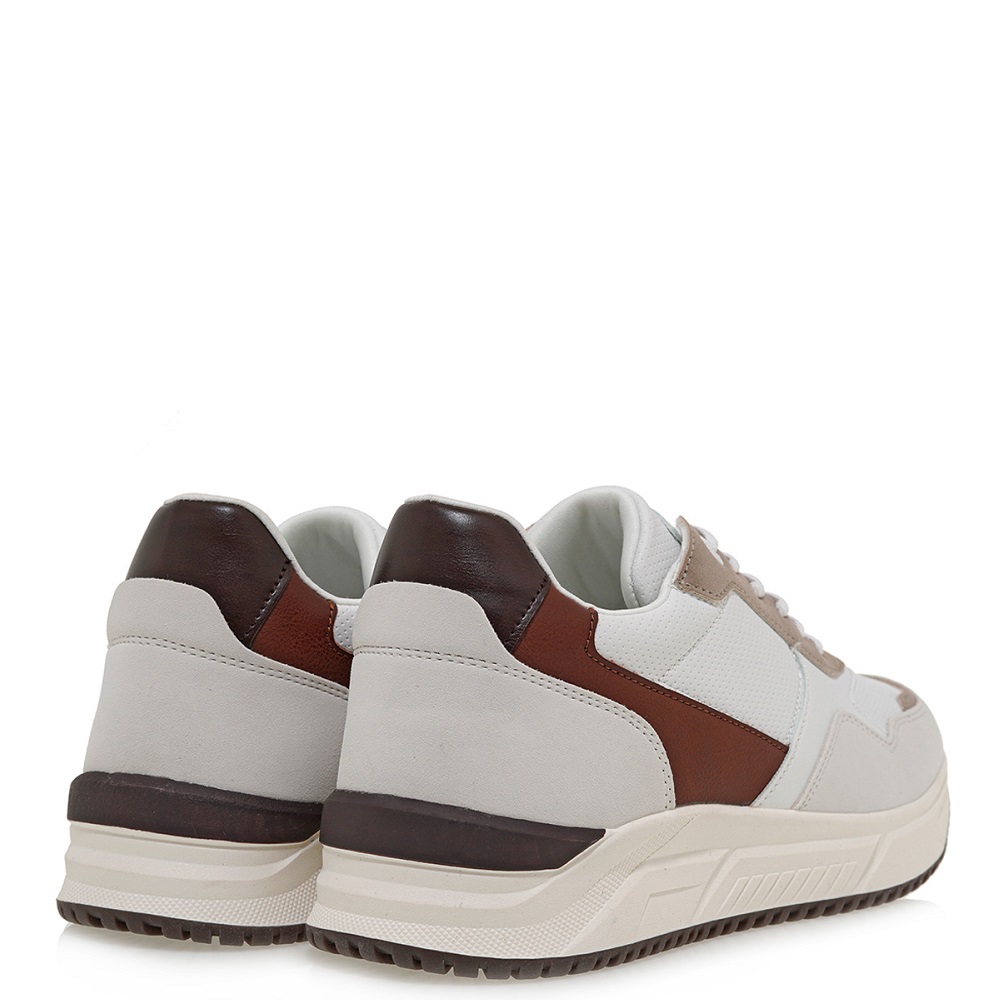 RENATO GARINI</br>Ανδρικά Sneakers Λευκό Πολύχρωμο MALVIN-001 Renato Garini RENATO GARINI</br>Ανδρικά Sneakers Λευκό Πολύχρωμο MALVIN-001 Renato Garini