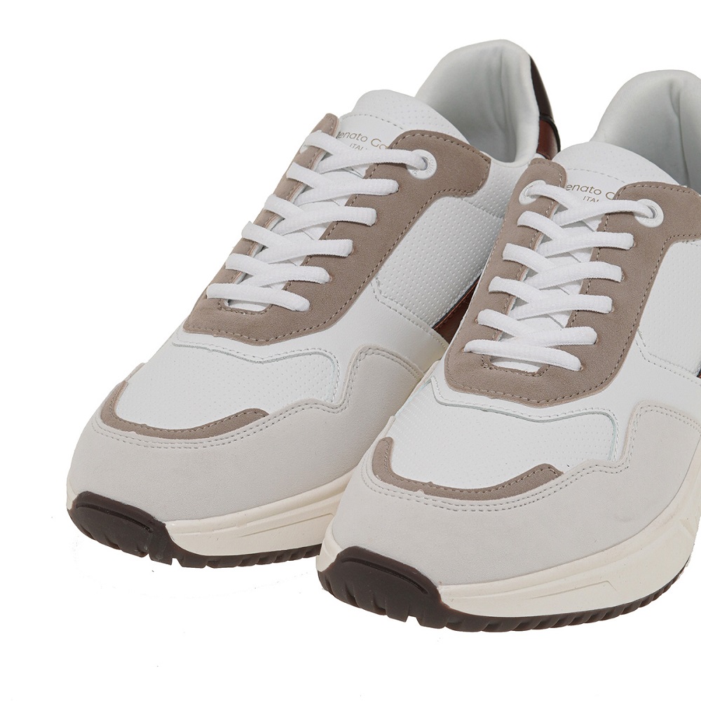 RENATO GARINI</br>Ανδρικά Sneakers Λευκό Πολύχρωμο MALVIN-001 Renato Garini RENATO GARINI</br>Ανδρικά Sneakers Λευκό Πολύχρωμο MALVIN-001 Renato Garini