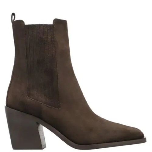 Kalogirou MANEL7-00K4 Γυναικεία Μποτάκια Δέρμα Suede