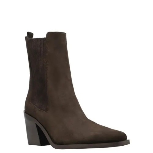 Kalogirou MANEL7-00K4 Γυναικεία Μποτάκια Δέρμα Suede