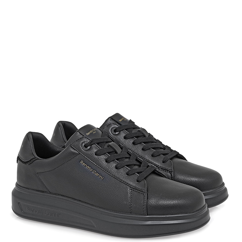 RENATO GARINI</br>Renato Garini MARCELLO-2215WE Ανδρικά Sneakers Grain Μαύρο RENATO GARINI</br>Renato Garini MARCELLO-2215WE Ανδρικά Sneakers Grain Μαύρο